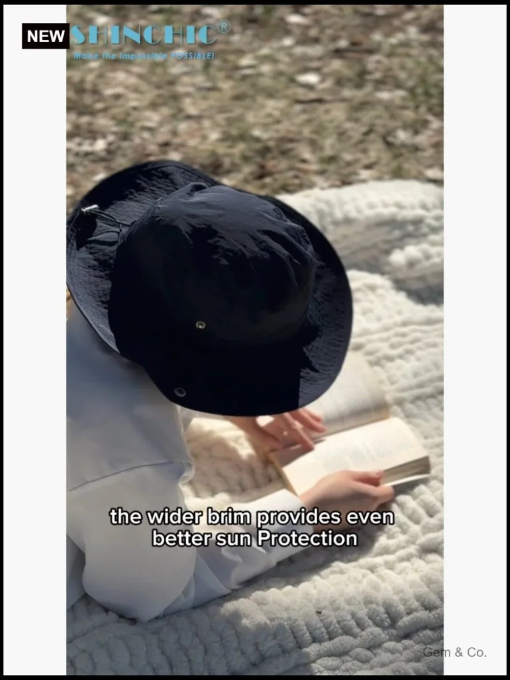 Waterproof UPF50+ Bucket Sun Hat Unisex Wide Brim Packable Floppy - Picture 7 of 7